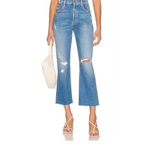 MOTHER The Tripper Ankle Fray Jeans Size 26 Play Like A Pirate